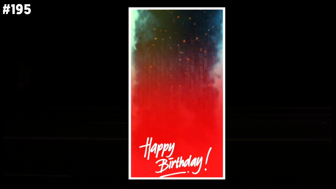 Happy Birthday Kinemaster Template,happy birthday background video download