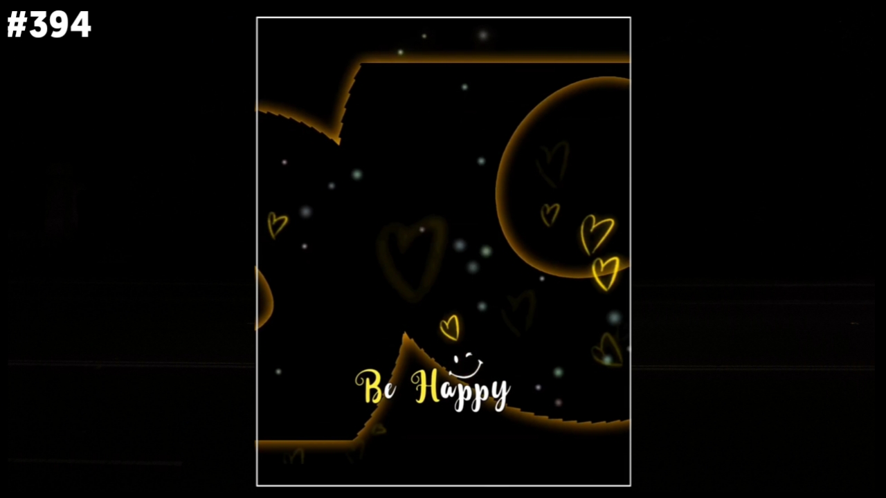 Be Happy Life Status,black screen song black screen video