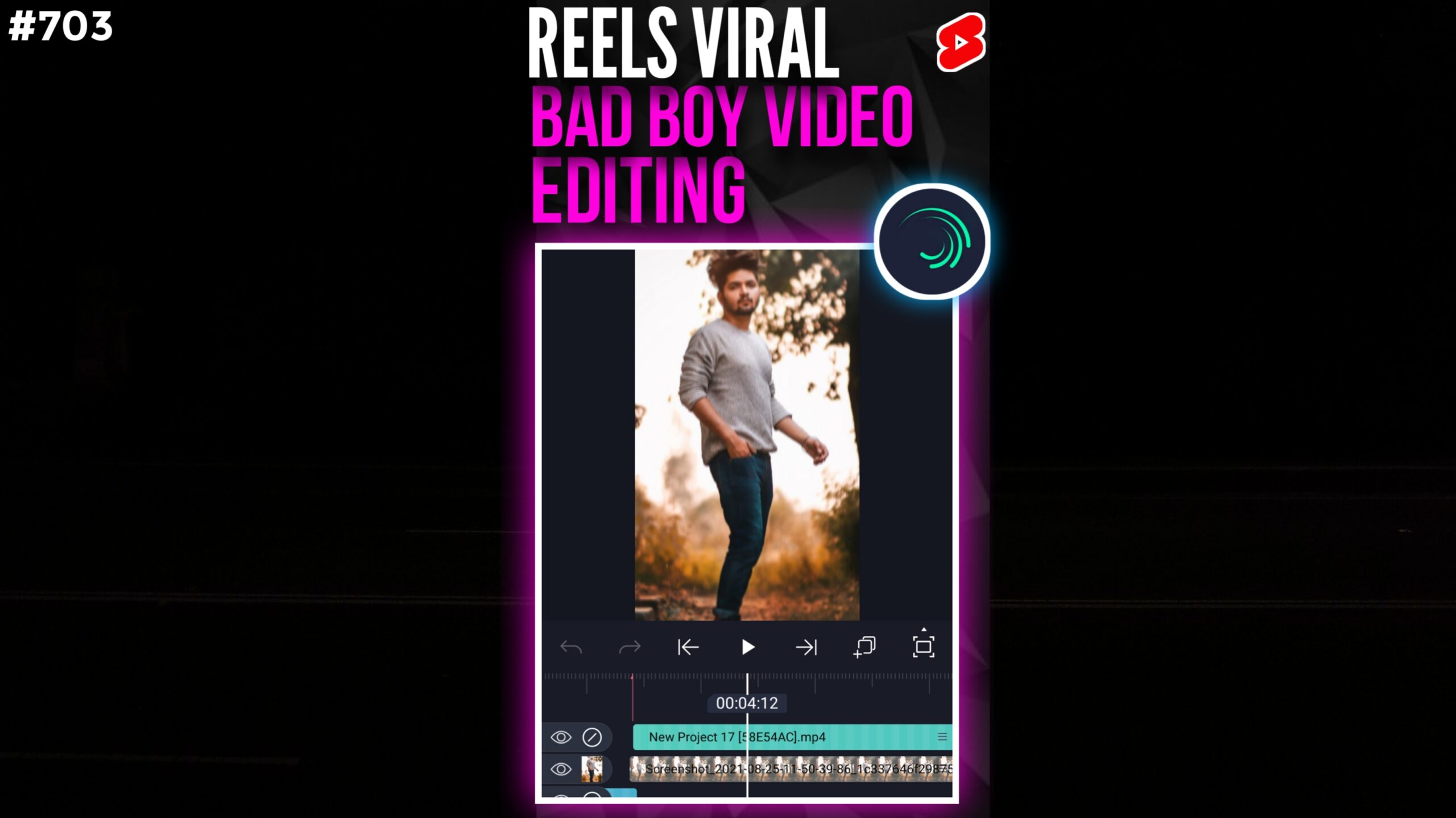 Instagram Reels Most Viral BadBoy|Trending BeatSync Shake Effect Video Edit Alight Motion | how to use reels on Instagram