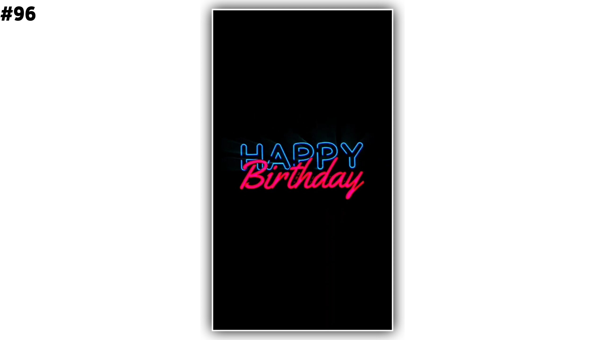 AlightMotion Black Screen Layer | Happy Birthday Video Template