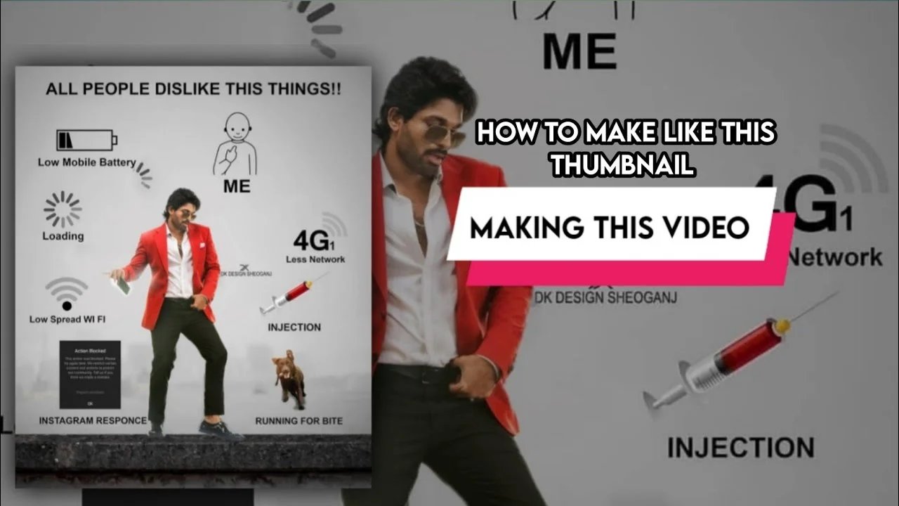 Free YouTube Thumbnail Maker_Design a Thumbnail | Awesome Stylish YouTube Thumbnail Making Like MV Creation Tamil#6|PixelLab Editing|DarkTechTamil.