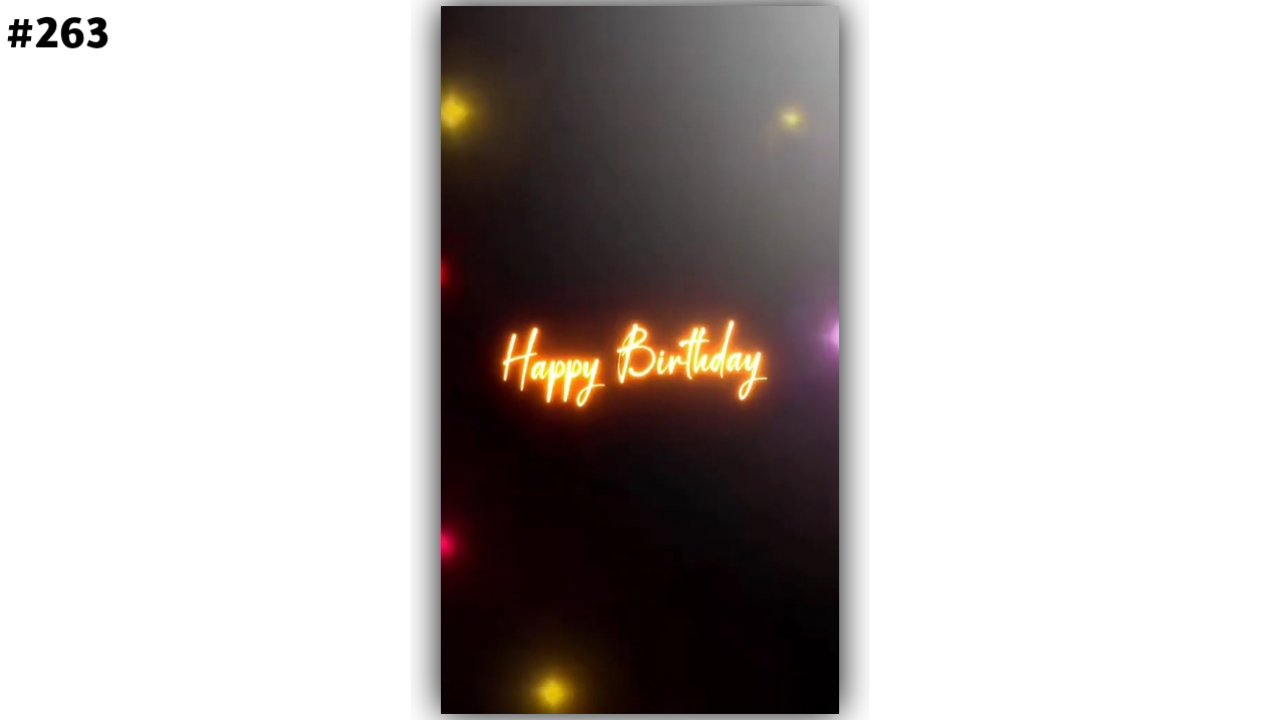 AlightMotion Birthday Template Download - DarkTechTamil