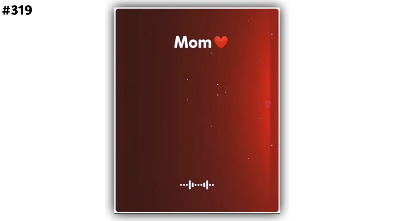 Mom Whatsapp Status : AlightMotion Light Effect - DarkTechTamil