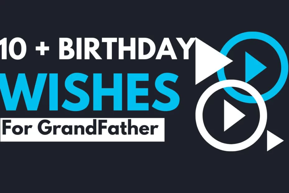 110+ Memorable Birthday Wishes for Grandfather